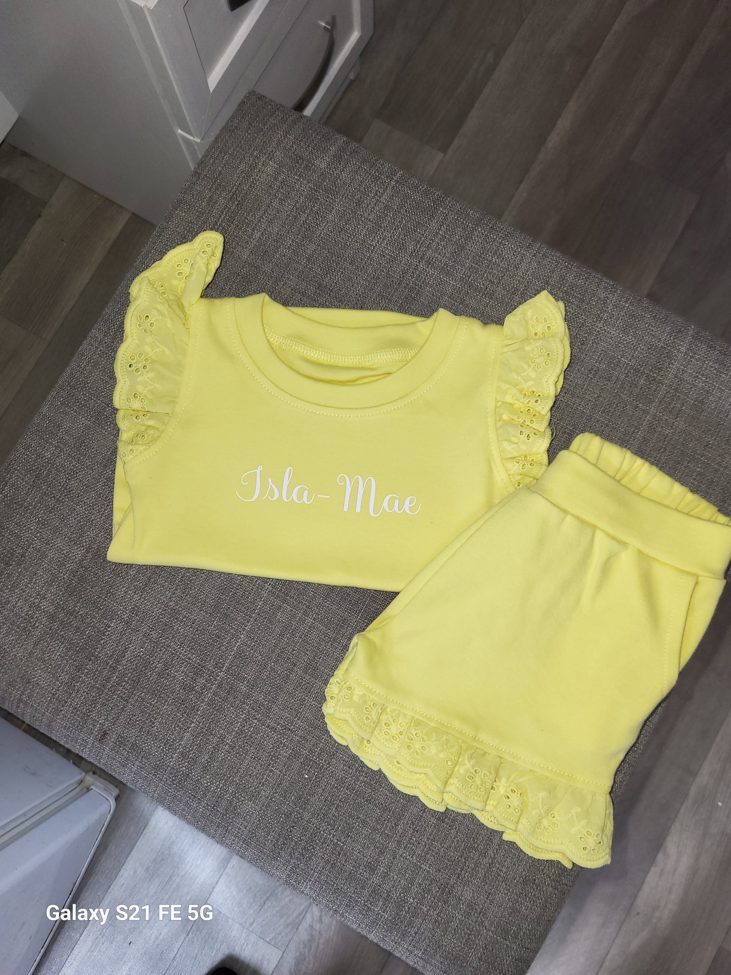 Personalised girls shorts sets - LIMITED STOCK