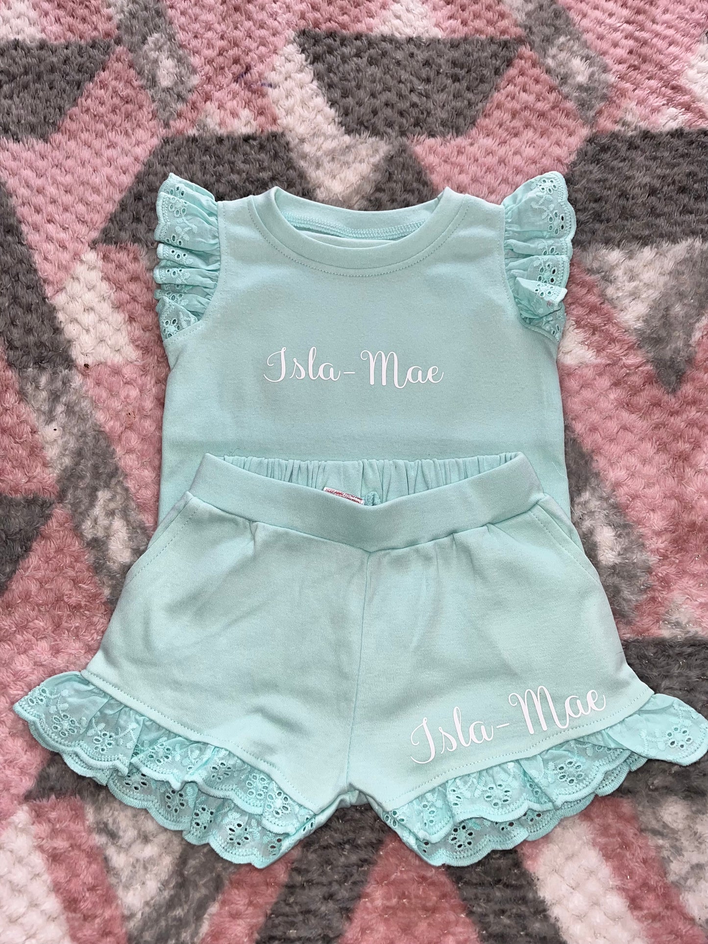 Personalised girls shorts sets - LIMITED STOCK
